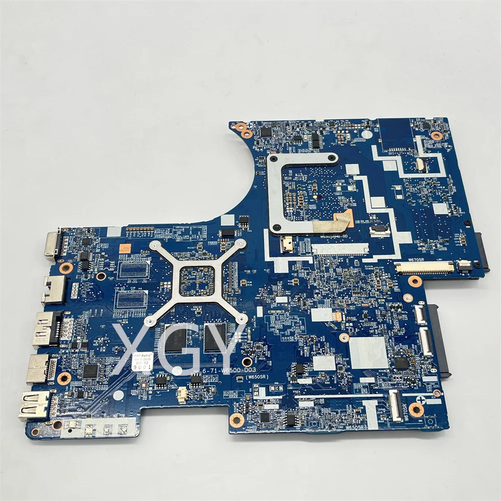 For CLEV0 W650SR W670SR W650SH W670SH K610C K590C K710C Motherboard 6-71-W6500-D03  6-77-W65SHE0-D03 GT740M 100% Test OK