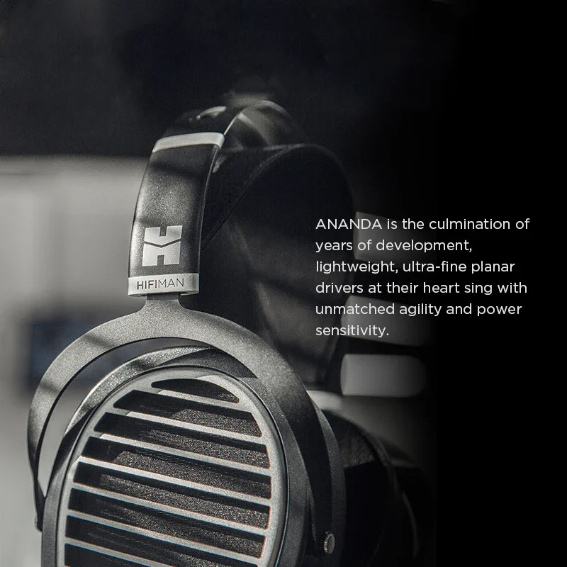 الأصلي Hifiman Ananda سماعة V3 الشبح المغناطيس سماعات مفتوحة الظهر الإفراط في الأذن سماعات كاملة الحجم مستو المغناطيسي Hifi سماعة