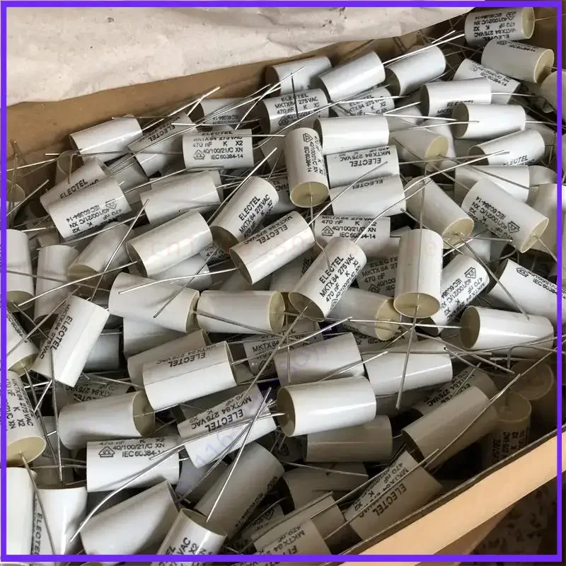 Audio Film Capacitor for Coupling, ELECTEL MKTX84 0.47UF 400V 275VAC Non-polar  30pcs