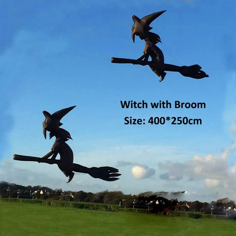 

free shipping witch kite inflatable toys flying 3d kite for adults professional kite string kite surf cometas de viento sports