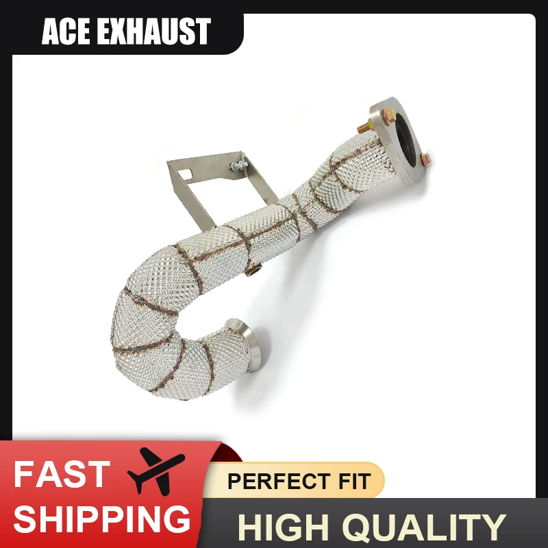 

ACE Free Flow Downpipe for Mercedes Benz A180/A200/A250 W177 2.0T High Quality SUS304 Exhaust Header With Heat Shield Tuning
