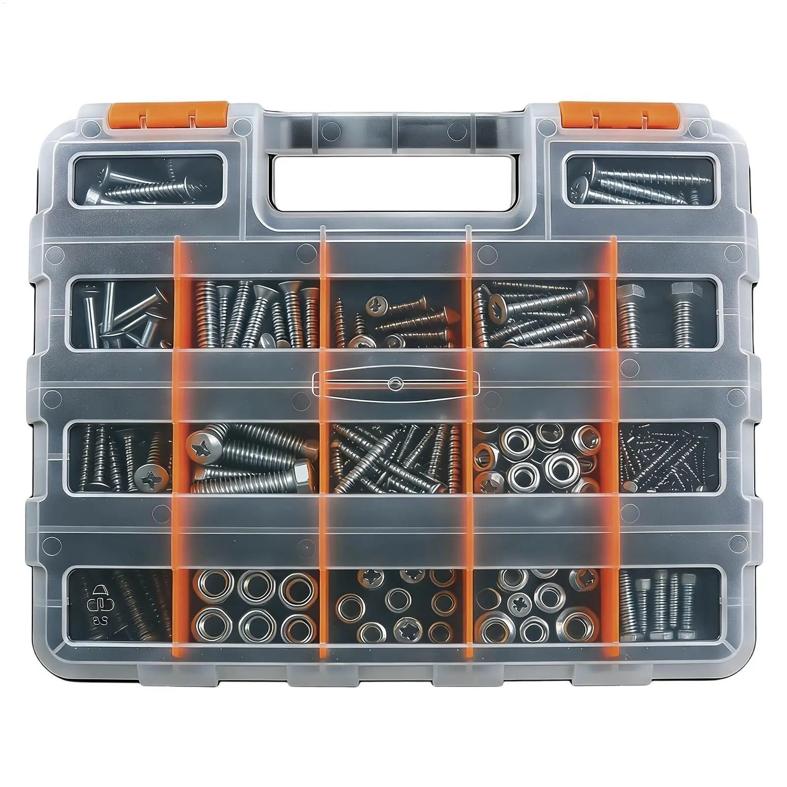 

34-сломный органайзер для винтов, ящик для винтов, органайзер для ювелирных изделий, металлические детали, аппаратный инструмент, отвертка, ящик для инструментов для ремонта