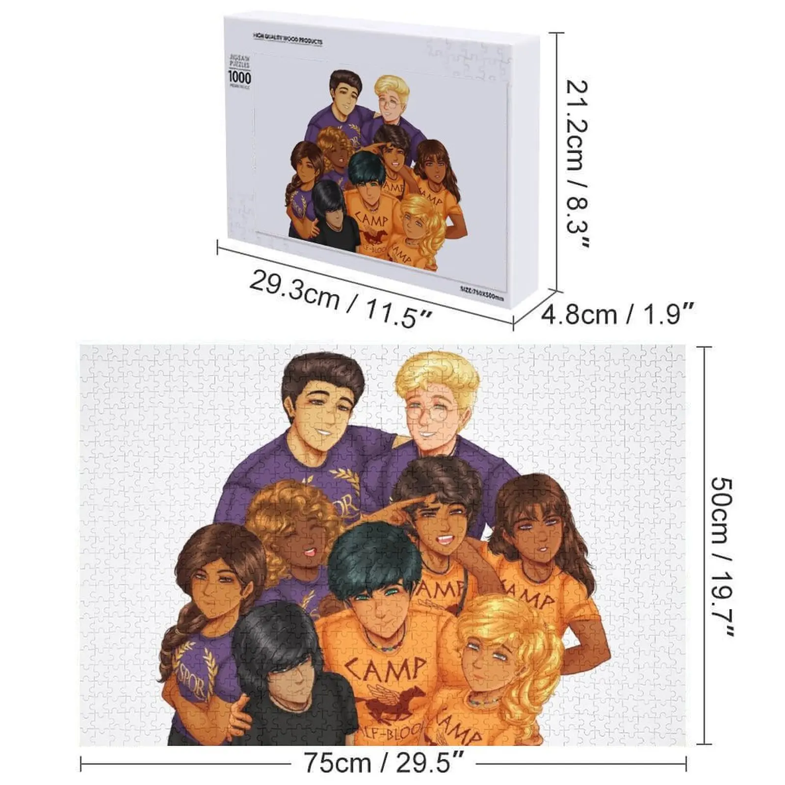 Argo II طاقم بازل قطع رواية لعب للأطفال 2022 لعبة أطفال مخصصة شخصية مخصصة لغز الطفل