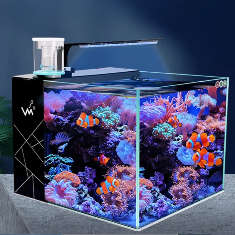 Small desktop back filter self-circulation filter bedroom living room household seawater tank aquarium