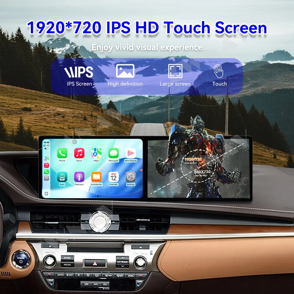 ZWNAV Android 15 Car Radio ForLEXUS ES 2013-2017 Wireless CarPlay Android Auto DSP Sound GPS Navigation Octa-Core Fast Boot