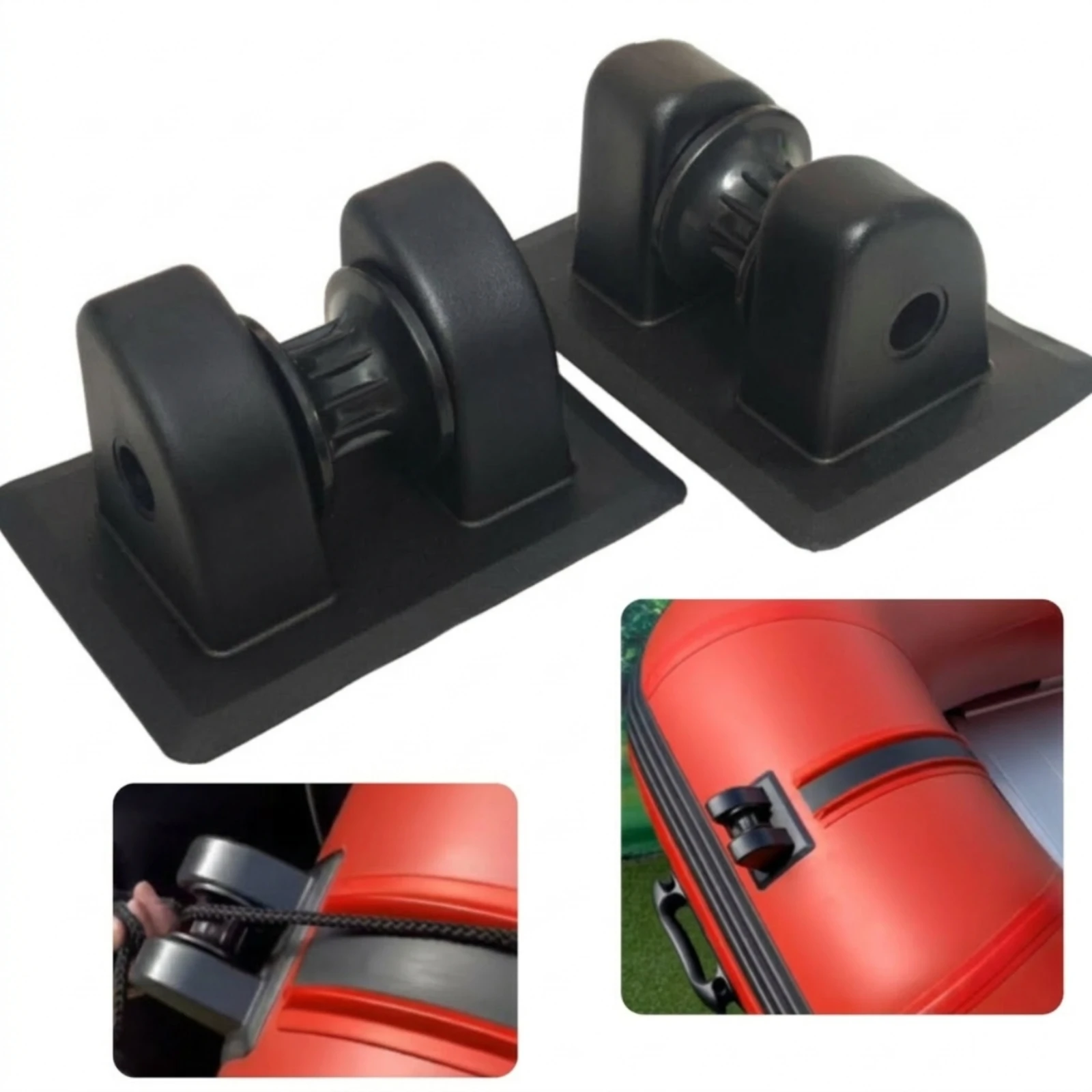 Inflatable Boat Anchor Bracket Lightweight Dinghy Anchor Mount Oar Holder Buckle Easy to Install PVC Paddle Clip Mount