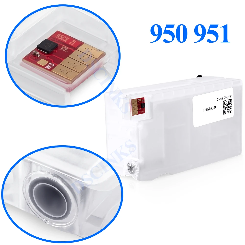 Refillable Ink Cartridge for hp 950 951 Cartridge for hp Officejet Pro 8100e 8600 8610 8620 8630 8640 8660 8615 8625 950xL Ink