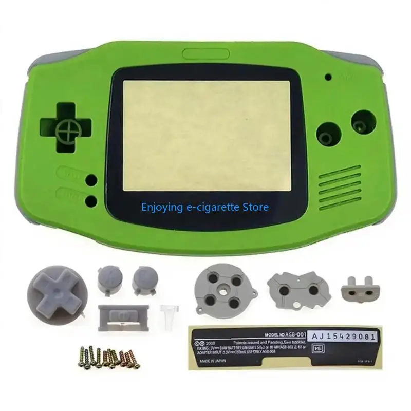 Repair Housing Pack for Handheld Game System Shell Service with Control Parts, Contact Layers and Screw Hardware Use Y4QF