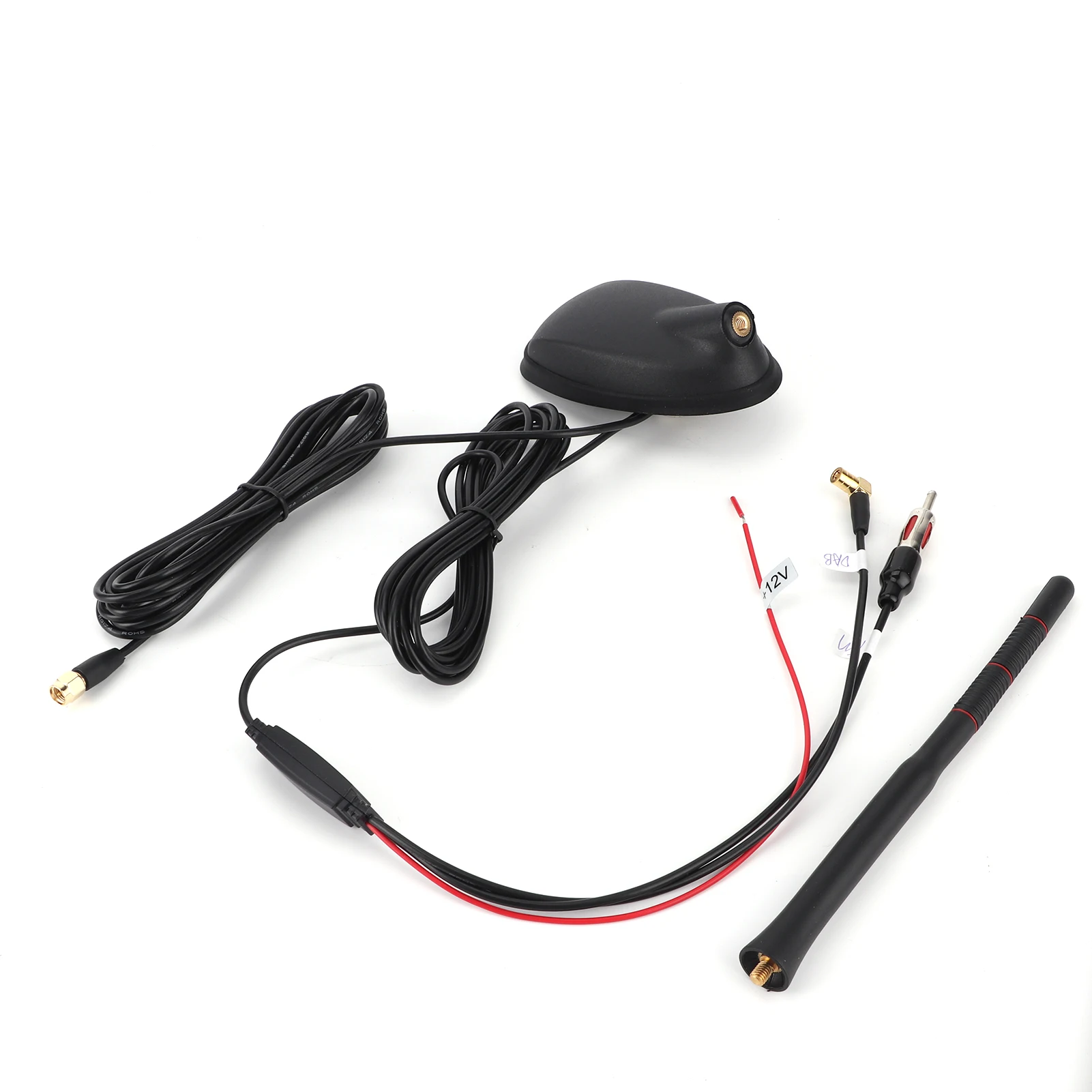 Auto-DAB+GPS+FM-Antenne, aktiv, verstärkt, obere Dachmontage, wasserdicht, staubdicht – Detail 9