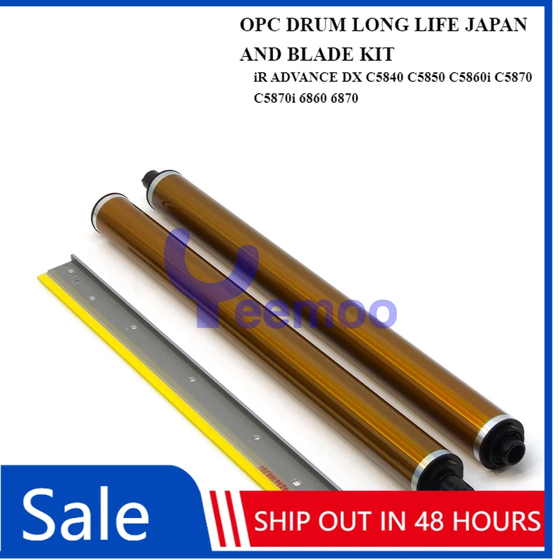 

1 шт. GPR-61 NPG-83 C-EXV58-Drum OPC DRUM и комплект OEM-лезвий для Canon iR ADVANCE DX C5840 C5850 C5860i C5870 C5870i 6860 6870