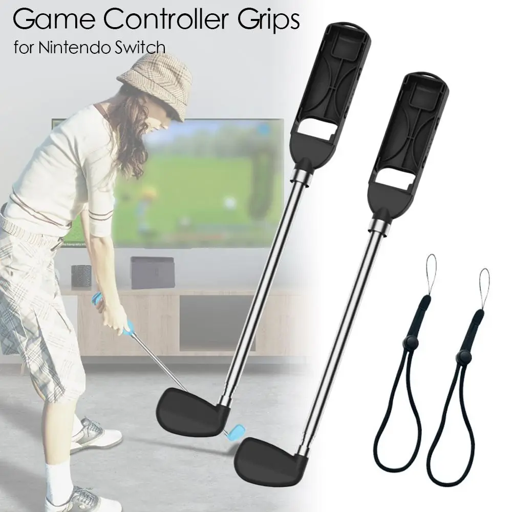 

Adjustable Accessories Game Golf Club Game Controller Grips Golf Game Handle for Nintendo Switch For Nintendo Switch