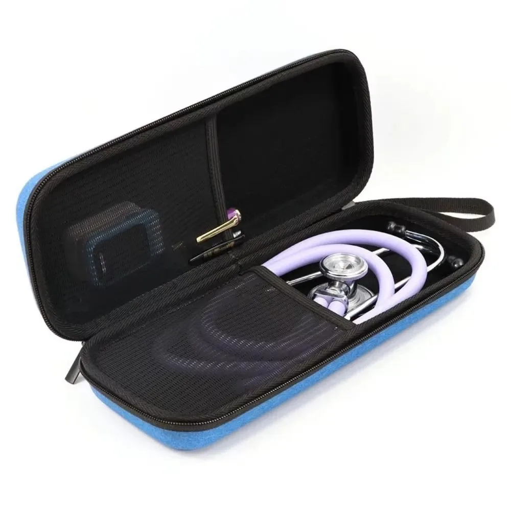 Portable EVA Stethoscope Storage Bag Multi-functional Shockproof Empty Portable Storage Box Hard Shell Stethoscope Case Travel