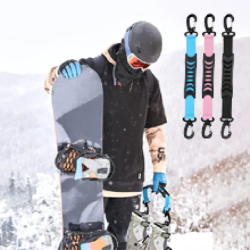 متعدد الألوان 1 الأسطوانة سكيت مصعد التزلج التمهيد مع المحمولة حذاء تزلج بعجلات الأربطة زلاجات ثلجية تحمل الشتاء التزلج الملحقات #5