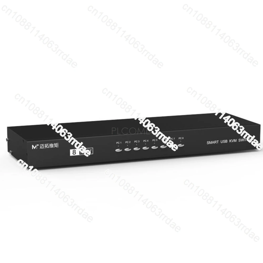 8 Ports USB 2.0 Manual KVM SWITCH VGA 19' Rack Mountable W. Desktop Controller 1920*1440 Hot Plug MT-801UK