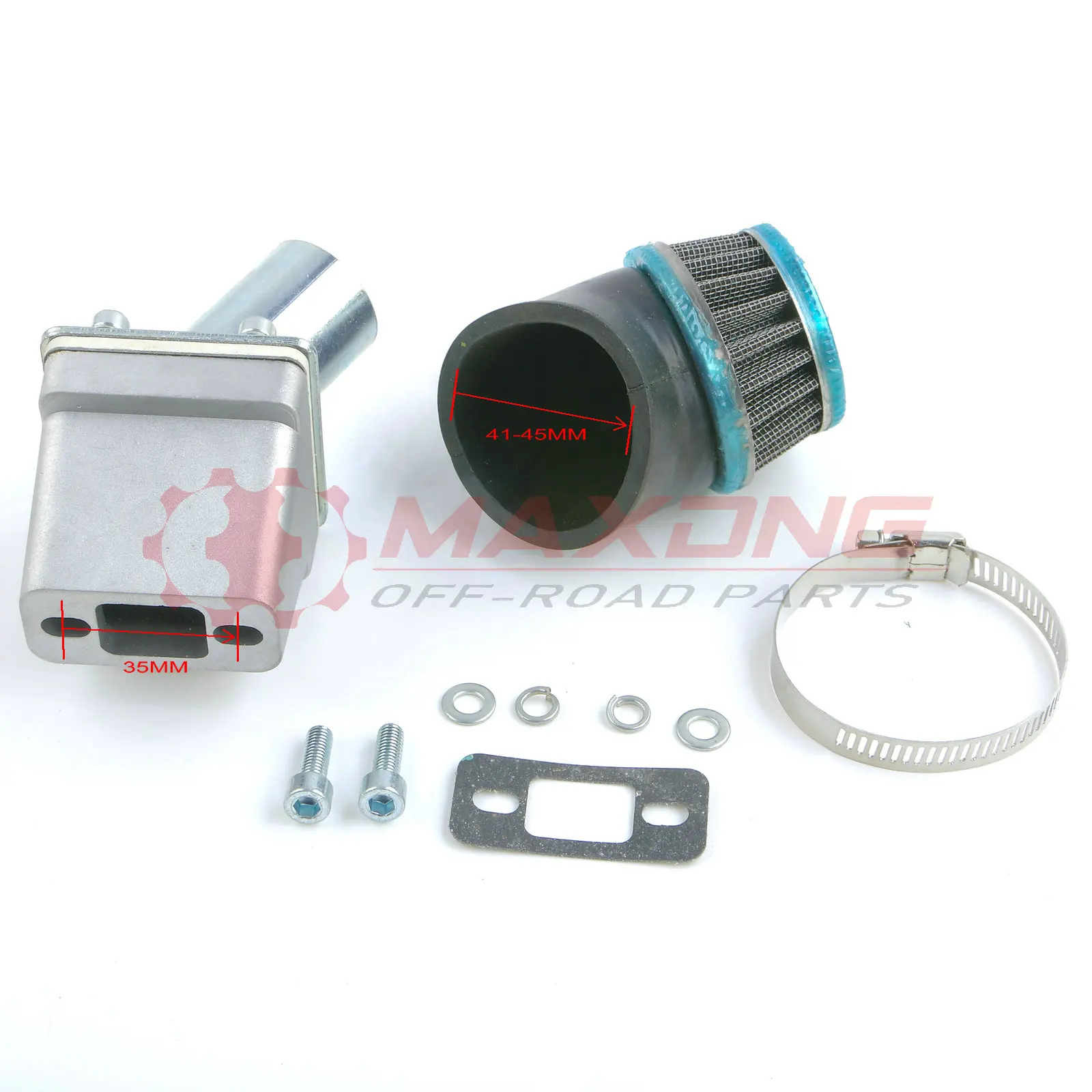 Performence Racing Reed Valve Kit 28mm Inlet for 32-40mm Intake 80CC Motorized Bike For 66cc 80cc 100cc Motorized Bicycle