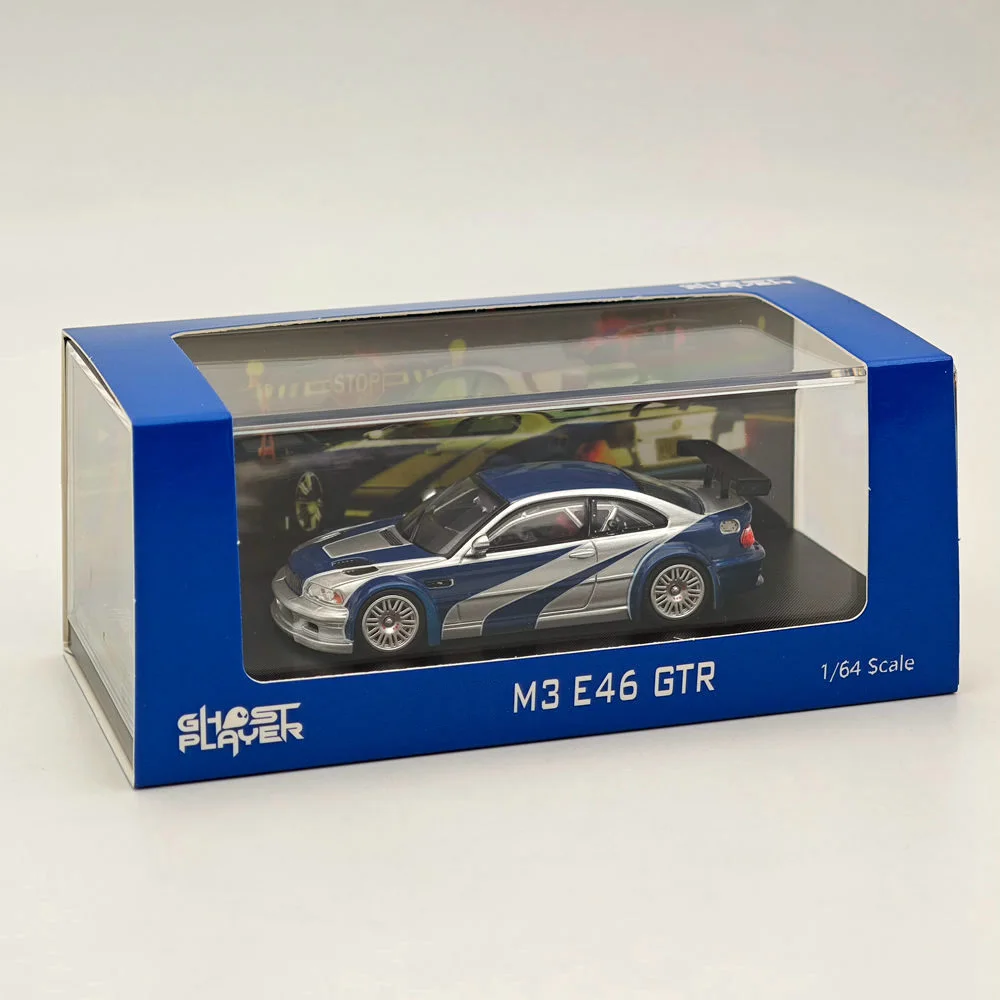 

Ghost Player 1/64 for M3 E46 GTR by DCM Diecast Model Car miniature Limited Collection Auto Toys Gift