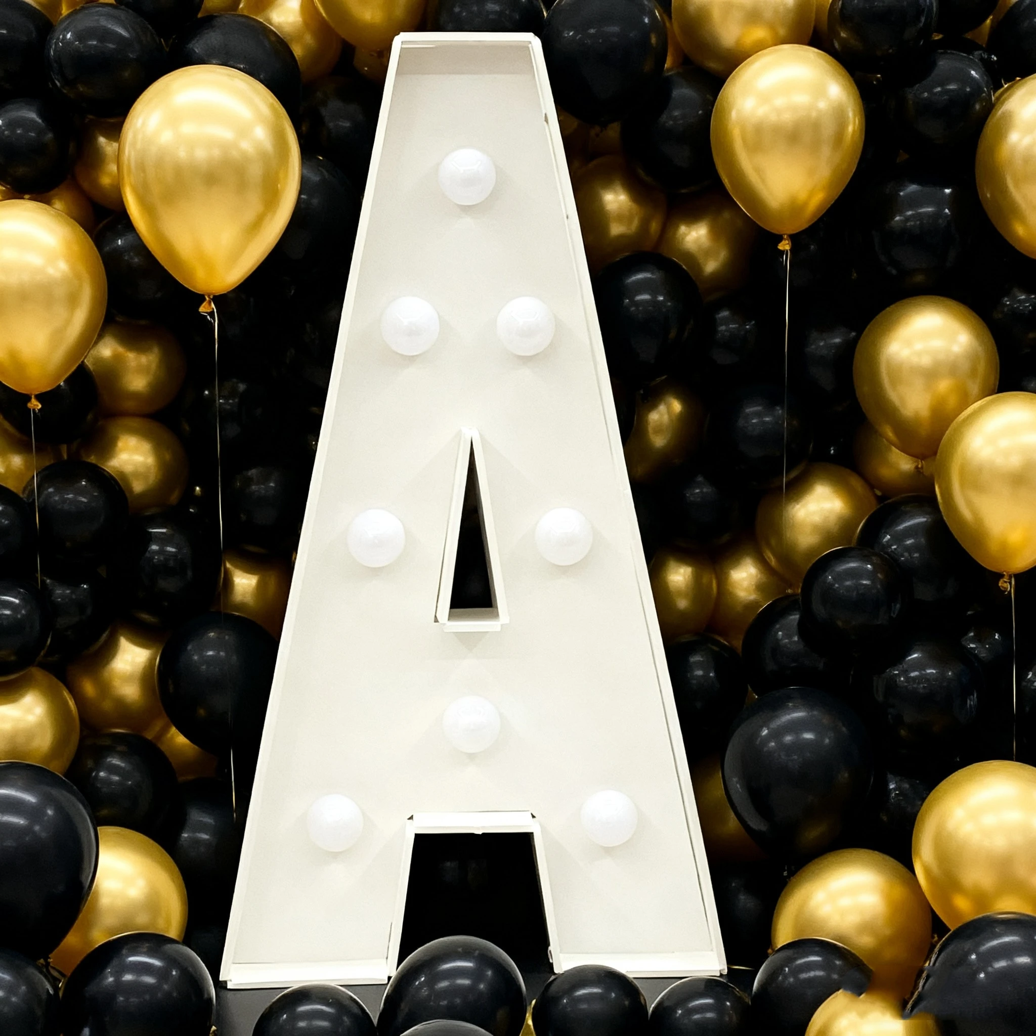91,5 cm verlichte marquee letters, grote mozaïek marquee verlichting voor feestdecoratie, bruiloften, verjaardagen en jubilea.