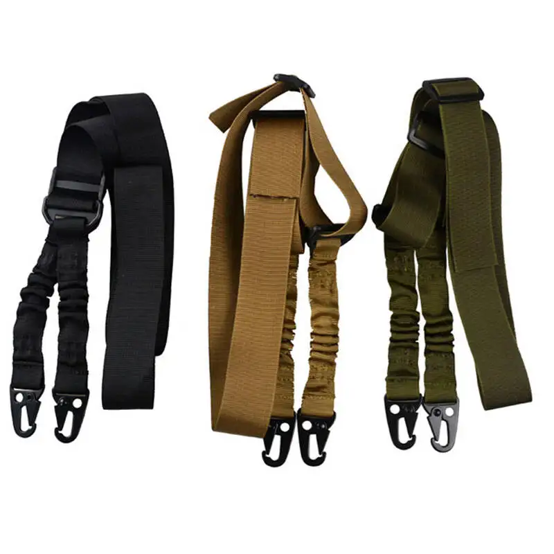New Tactical Dual Point Gun Sling Rifle Shoulder Strap Hunting Accessories Adjustable Outdoor Sports Strapping Belt Rope