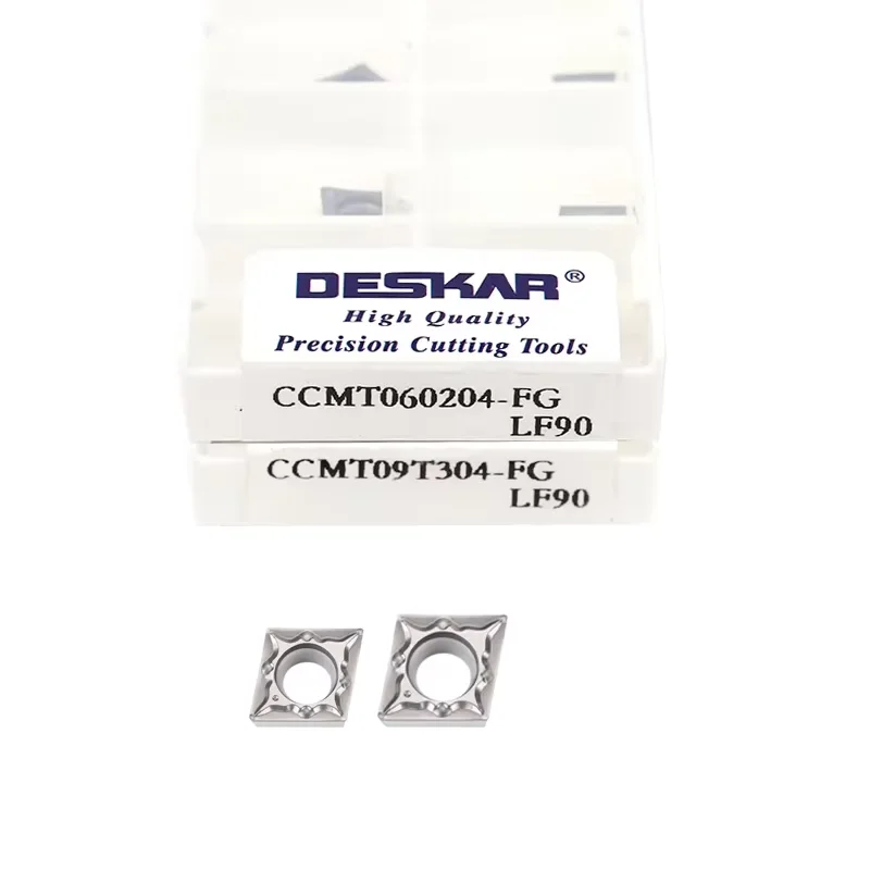

Original DESKAR CCMT060204 CCMT09T304 CCMT09T308 -TC -FG -MT -PS -HQ LF90 carbide insert turning tool