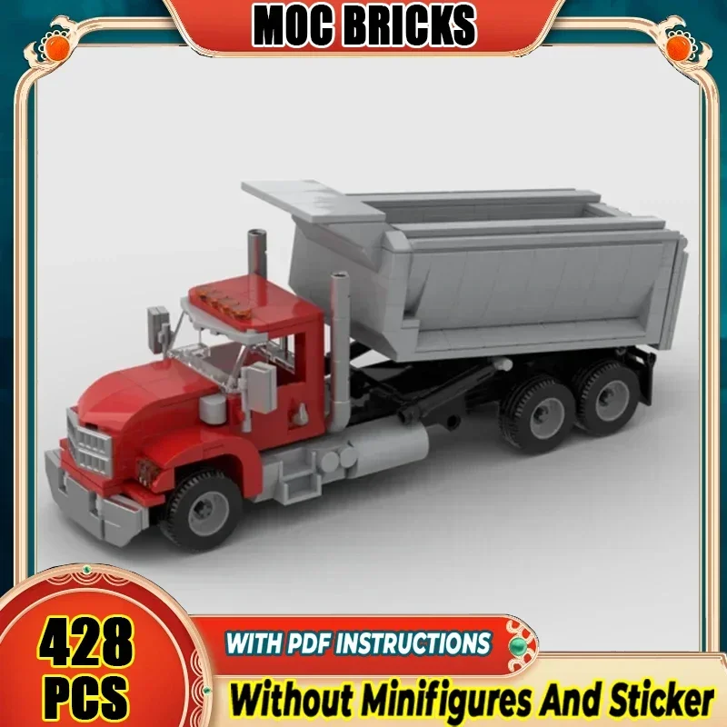 

City Transportation Vehicle Model Moc Building Bricks Dump Truck Technology Modular Blocks Gift Christmas Toys DIY Sets Assembly