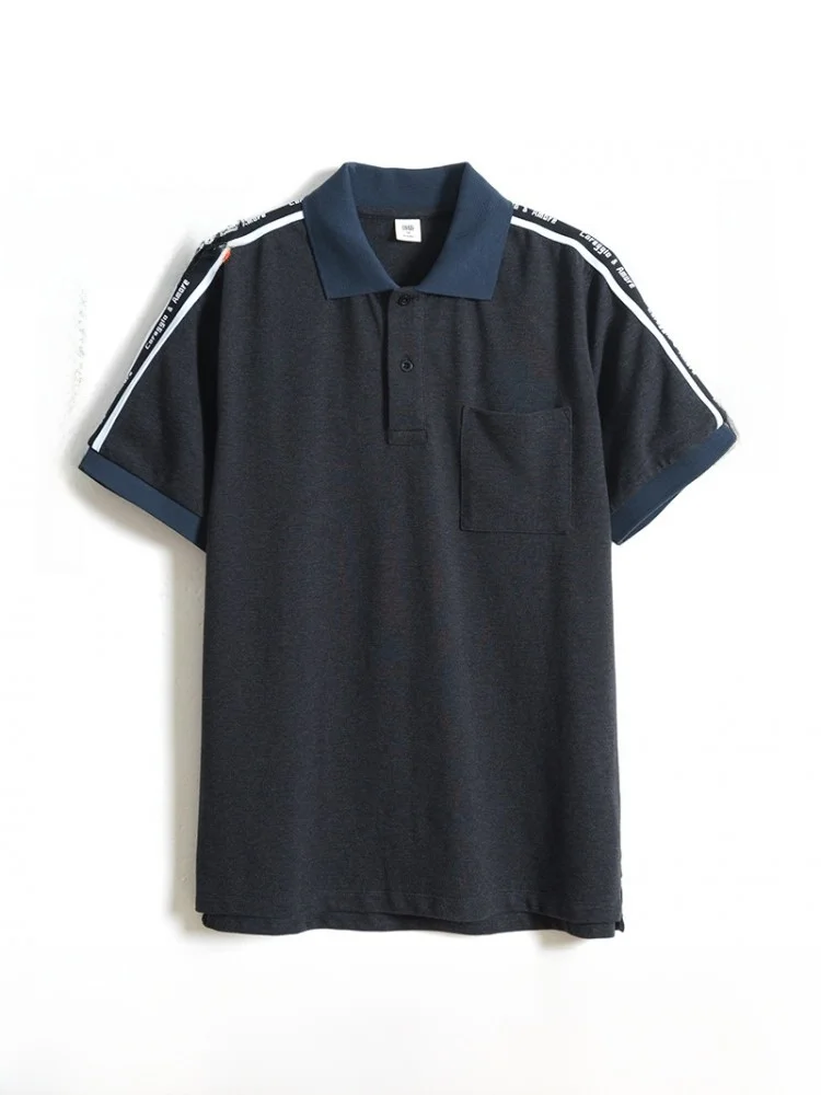 

Loose Fit Men's ort Sve T-irt Spor Casual Summer Wear for Middle-Aged And ly Breathable Comfortable Cotton Blend