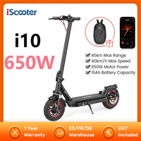 iScooter i10 Electric Scooter 42V15Ah 650W E-Scooter Foldable Kick Scooter 40KM/H 10\