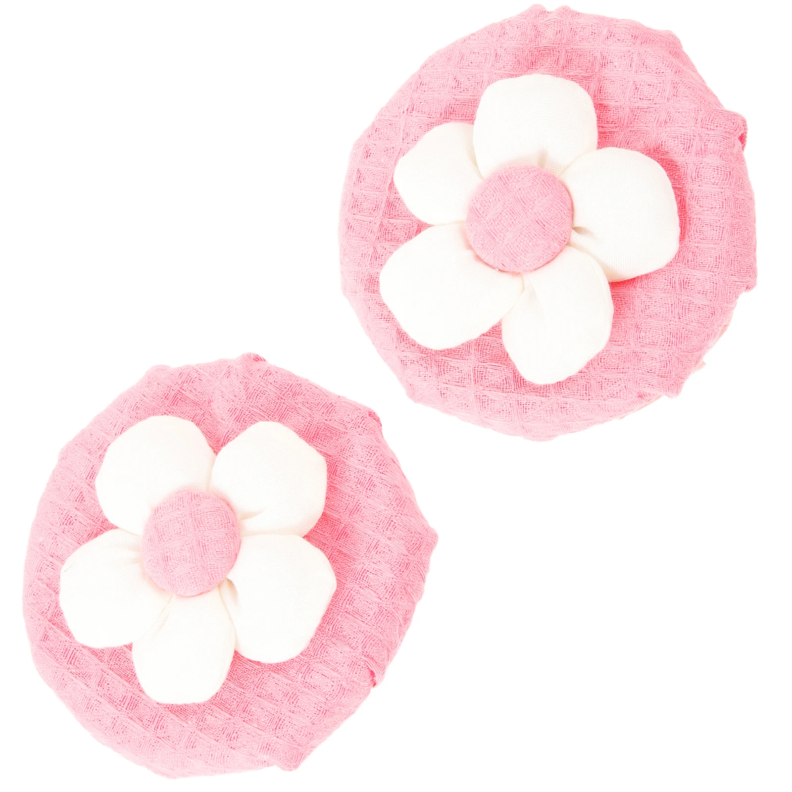 

2pcs Knob Covers Pink Floral Reusable Washable Cabinet Knob Covers Sponge Cabinet Drawer Handle Protectors 8cm