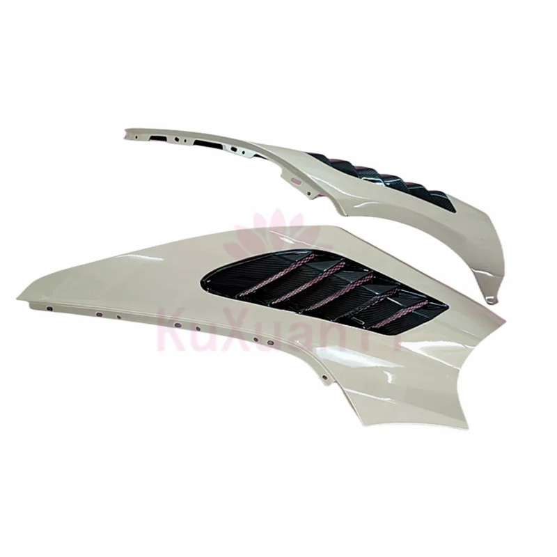 

High Quality Resin Primer Carbon Fiber V-style Pair of Fenders for Mclaren 720S Body Kit Front and Rear Bumper