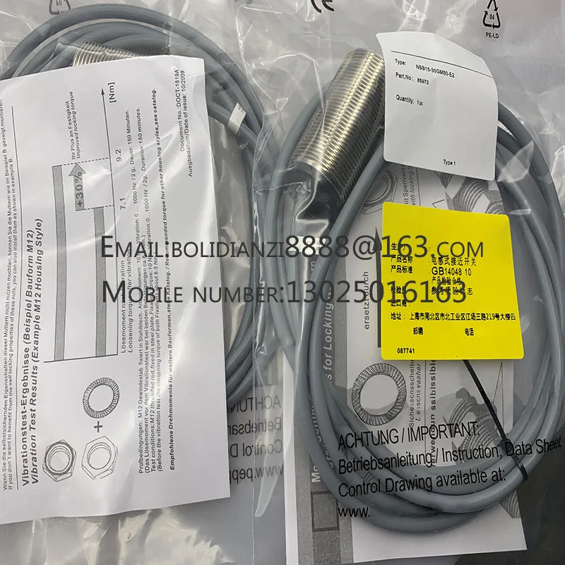 

The brand-new original sensor NBB15-30GM50-E2 One year warranty in stock