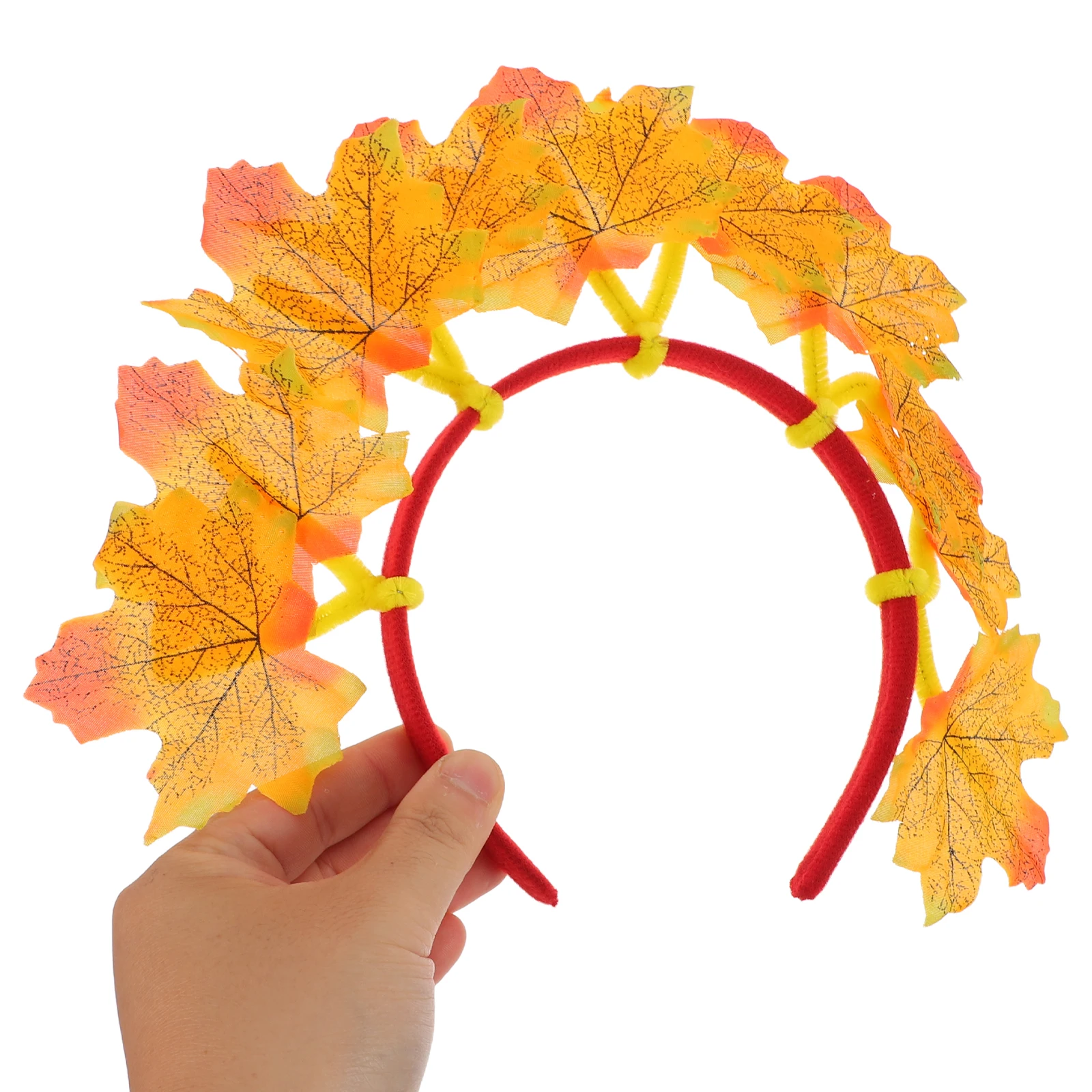 

2Pcs Thanksgiving Headbands Maple Leaf Decorations Autumn Party Hair Accessories Festival Photo Props Harvest Festival Headband
