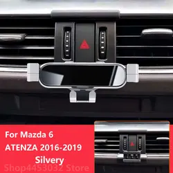Car Mobile Phone Holder For ATENZA 2016 2018 Mazda 6 2019 2017 Raptor Mounts Bracket GPS Stand Rotatable Support Accessories