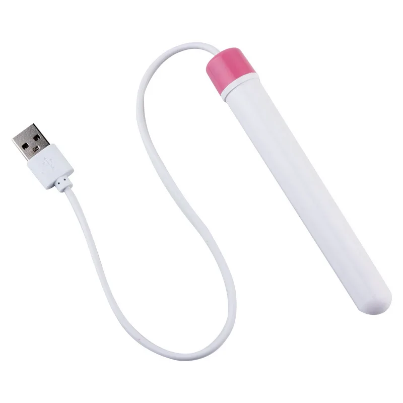 Usb Verwarming Rod Siliconen Nep Vagina Warmer Mannelijke Masturbatie Cup Warm Stok Sekspop Extra Accessoires Sex Toys Erotische Speeltjes