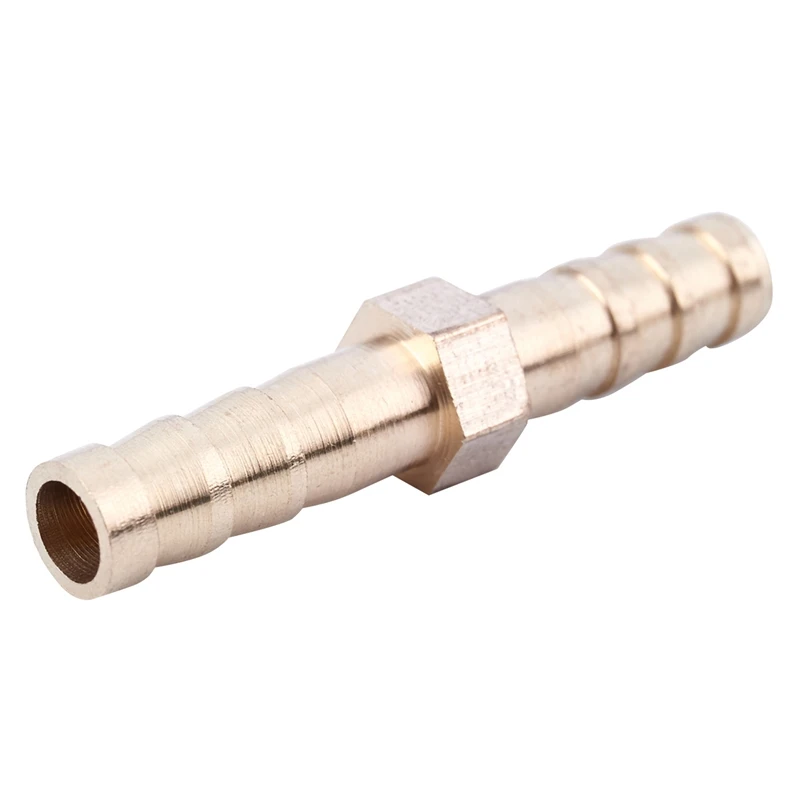 황동 ABGR-50 피스, 스트레이트 호스 퀵 커플링, 골든, 6 mm