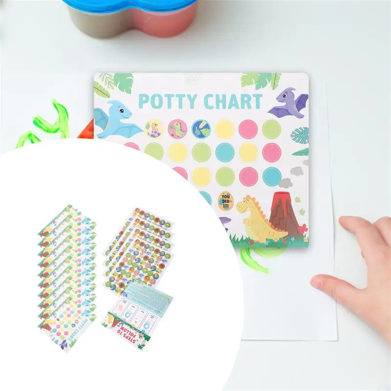 1Set Reward Toilet Training Chart Toilet Habits Potty Training Seat Stickers Training Sticker Chart Matching Wall Hang