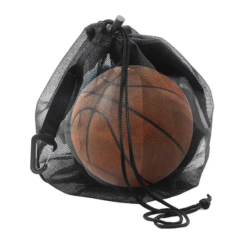 Bolsa de baloncesto con cordón para entrenamiento de estudiantes, organizador de equipo deportivo de voleibol para la escuela