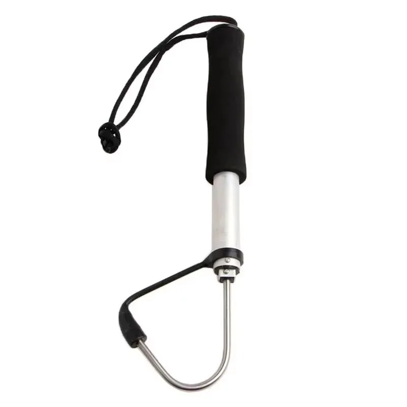 Telescopic Retractable Fish Gaff Stainless Ice Sea Fishing Spear Hook Tackle New Ice Fishing Anchor Fish Hook Multifu FishesGear