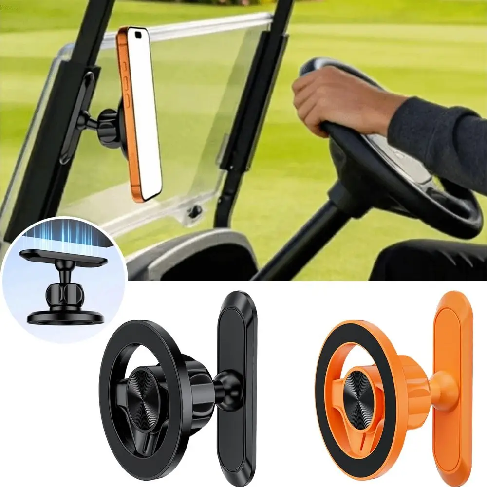 

360 Rotatable Magnetic Phone Holder Strong Load Bearing Anti-shake Double-sided Magnetic Phone Mount Non-slip Adjustable