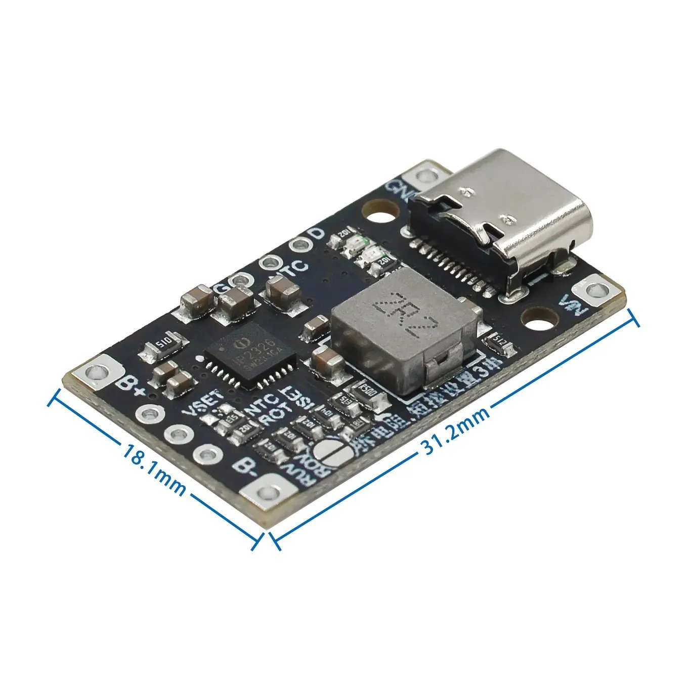 بطارية ليثيوم 3.7 فولت 5 فولت شحن 2 سلسلة 3 سلسلة بطارية ليثيوم دفعة شحن وحدة تدعم QC الشحن السريع