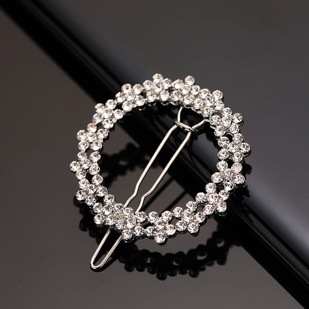 

4pcs Pearl Hair Clips Elegant Rhinestone Barrettes Creative Headdress Long Lasting Stylish Hair Accessories For Women Girls