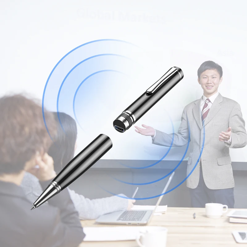 2026new Fashion Design Portable Mini Voice Recorder Pen USB Wav Format 15h Battery Life 4gb-64gb Storage 20-20KHz Dienmern DM26
