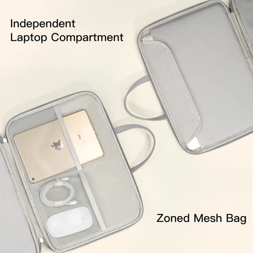 Imagen 2 del producto Funda para ordenador portátil 13,3 14 15 15,6 pulgadas funda para MacBook Air Pro Xiaomi Huawei ASUS Notebook hombres mujeres bolso portátil maletín