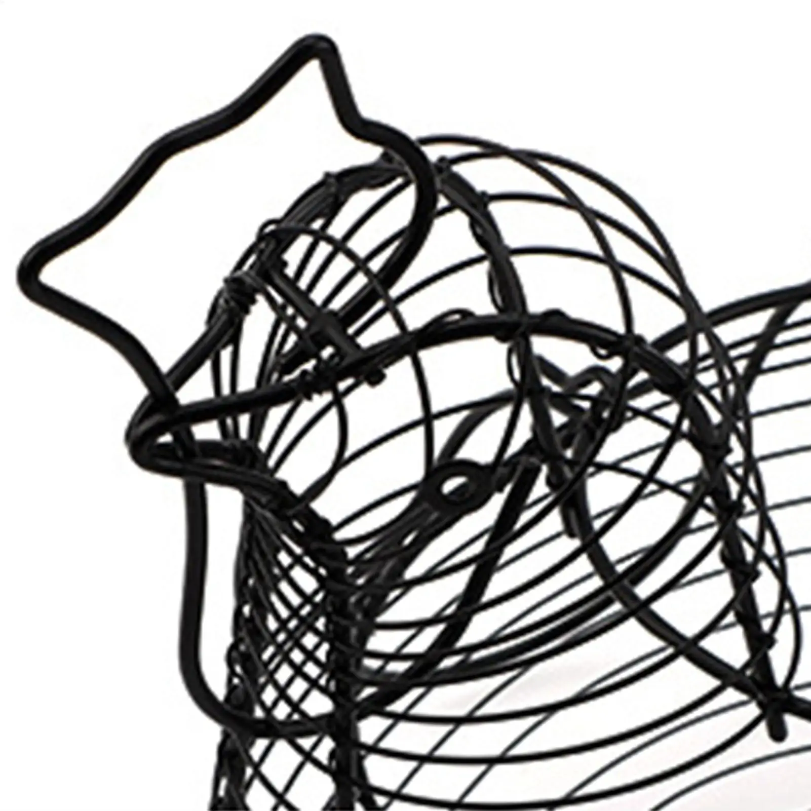 Homewares Chicken Hen Shaped Egg Collection Storage Wire Basket Farmhouse Style Organization