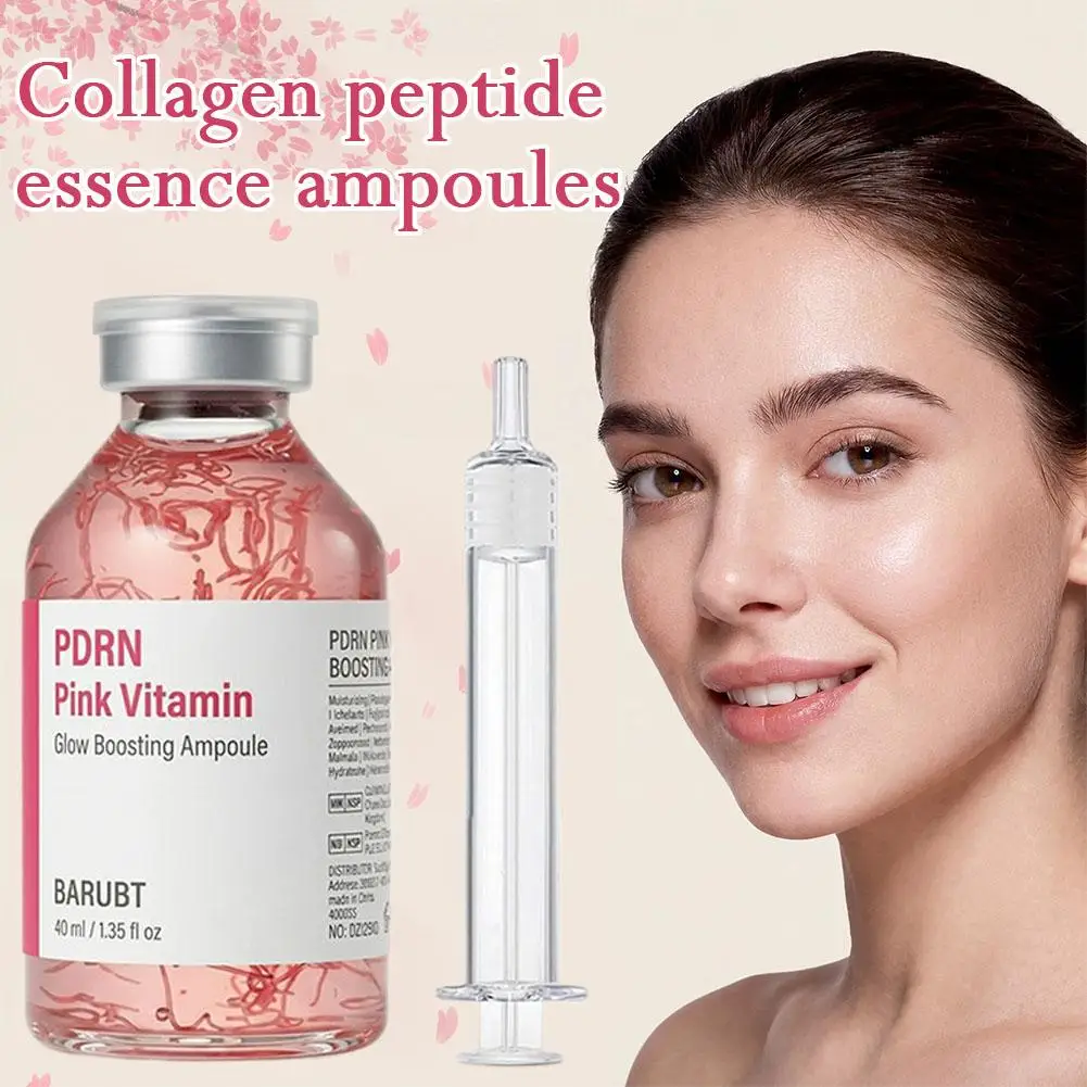 40ML Collagen peptide essence Ampoule Vitamin B12 Brightening 11Types Of Hyaluronic Acid Aoisturizing Improving Skin Elasticity