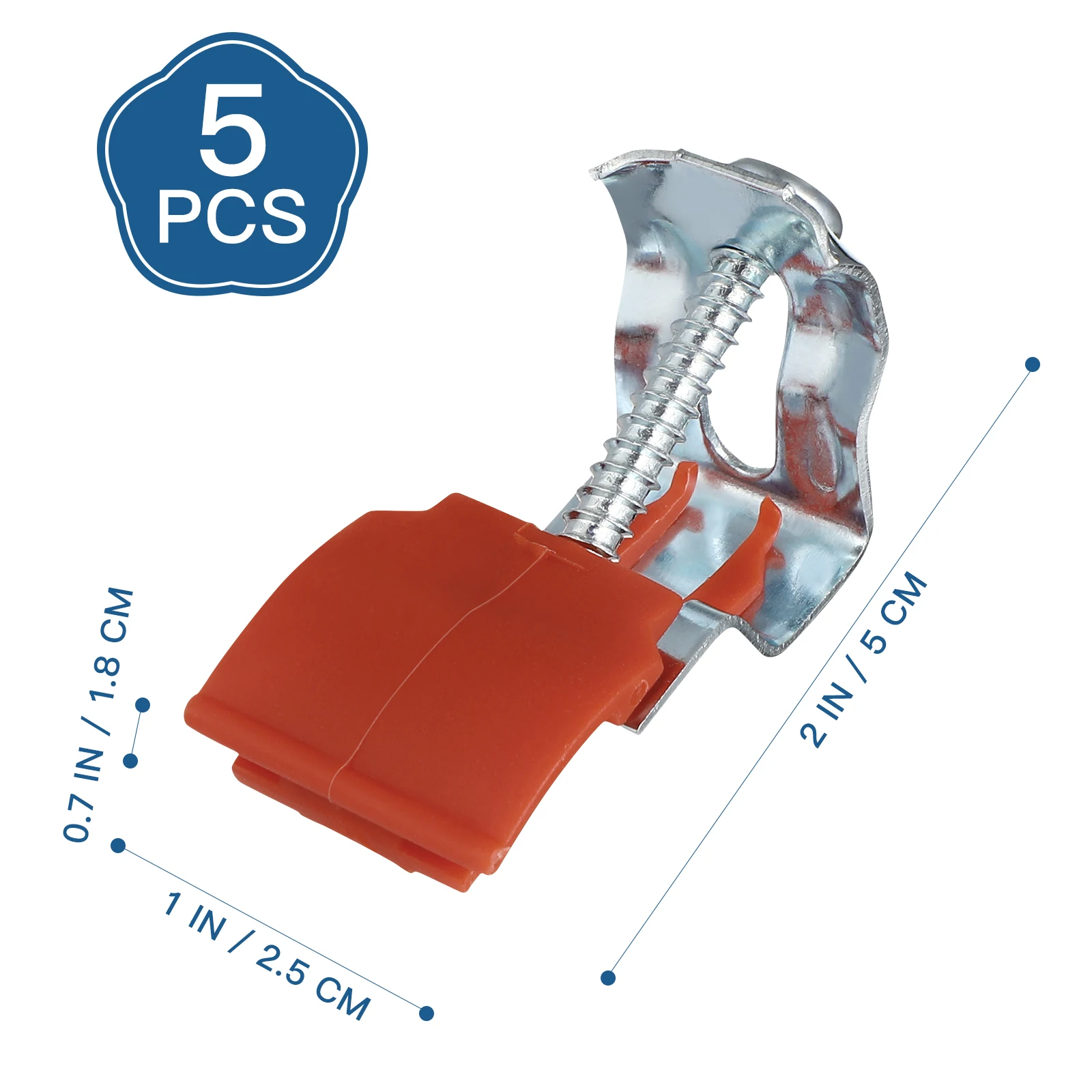

5 pcs Kitchen Mounting Clips Fixing Clamps Adjustable Sink Clip Brackets Reusable Manganese Steel Cabinet Installation
