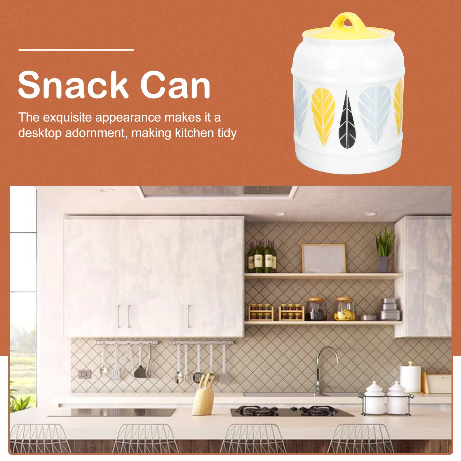 

Sealed Jar Ceramic Canister Chinese Style Food Storage Container for Coffee Beans Loose Tea Snacks Candy Dried Food