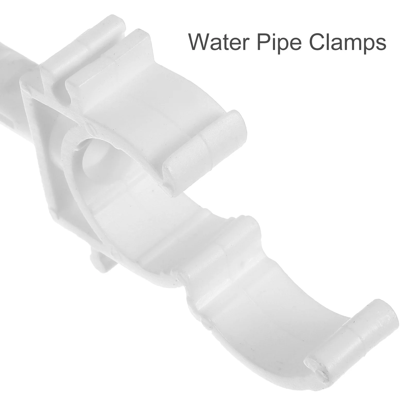 

24Pcs Durable Water Pipe Clamps Shape Hose Support Pipe Clip Holders Mounting Brackets Secure Fastening Clips