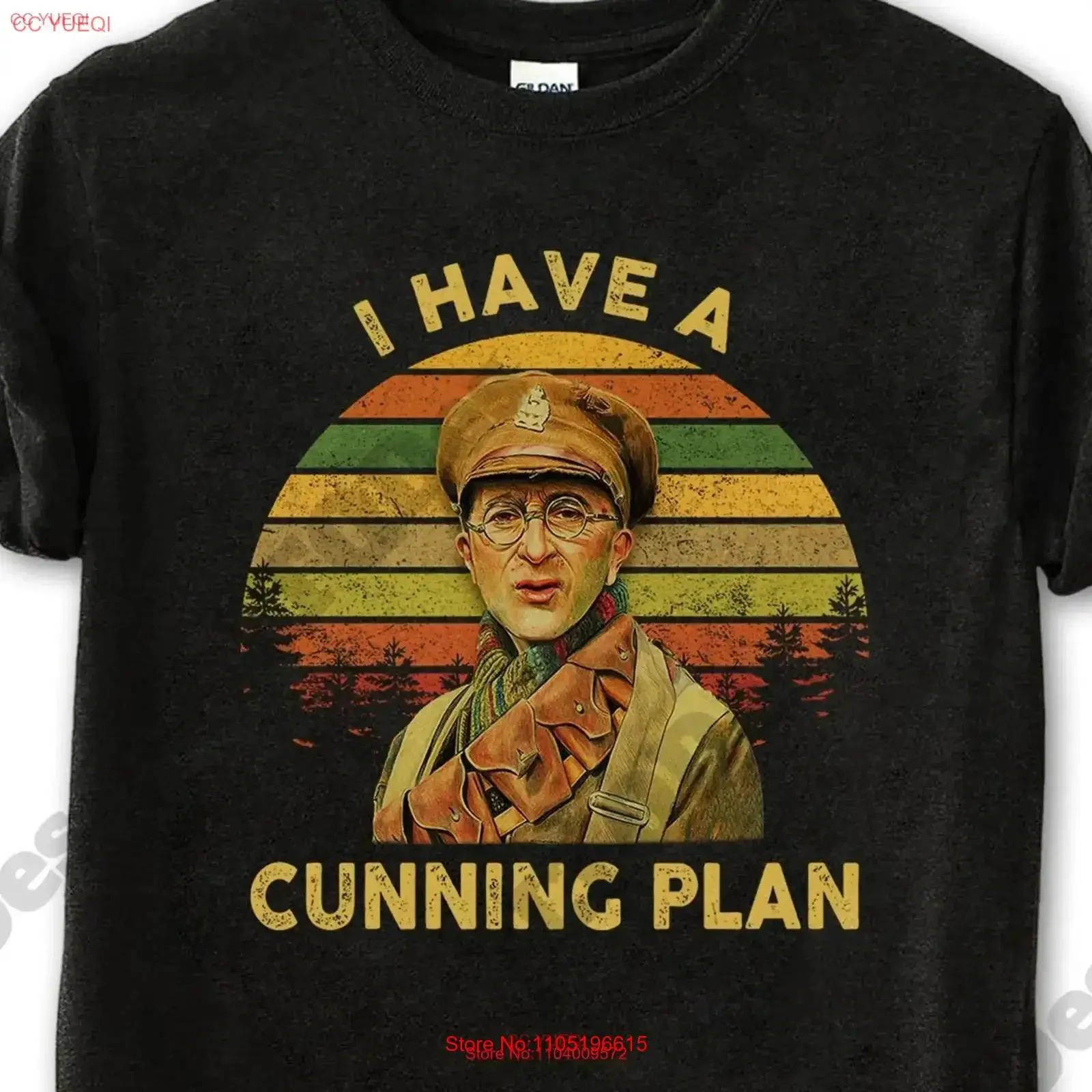Blackadder T Shirt Baldrick I Have A Cunning Plan Vintage Movies Quote vintage Washed designer clothes Soft Stylish Versatile