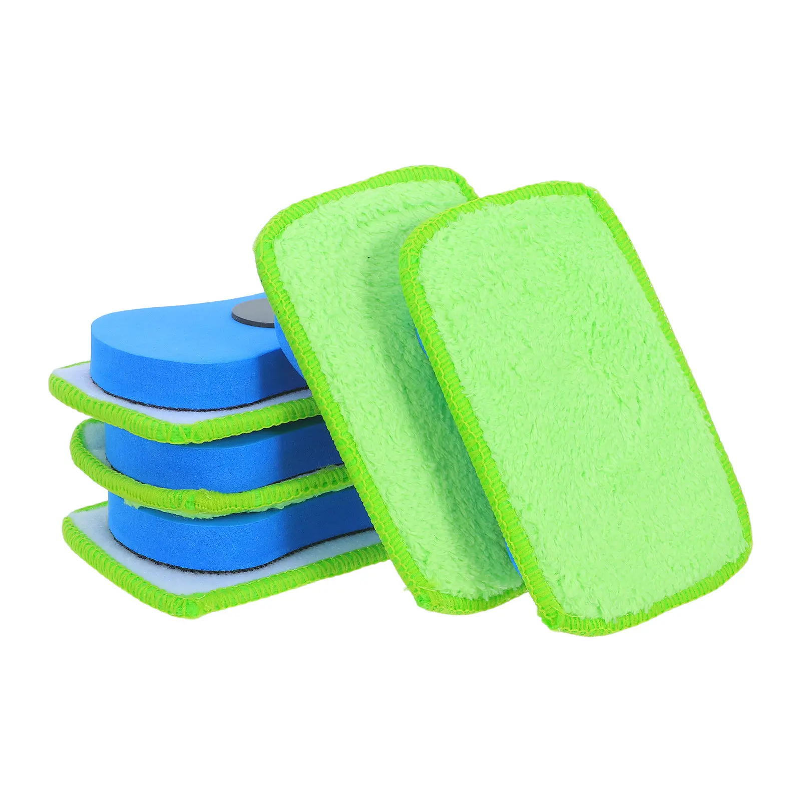 5Pcs Whiteboard Eraser Washable Detachable Sponge Dry Erase Board Cleaner Classroom Chalkboard Cleaning Reusable Marker Board