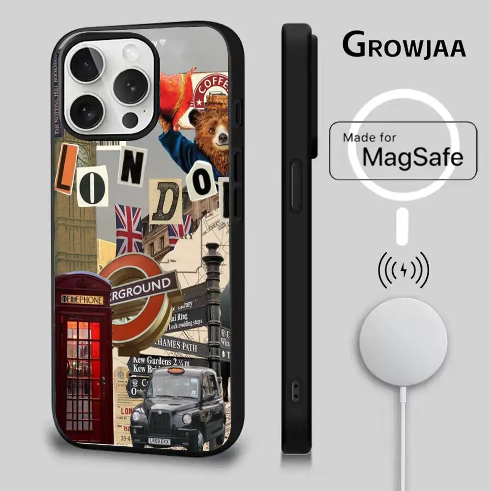 London Big Ben Phone Case For iPhone 16e,16,15,14,13,12,11,Plus,Pro,Max,Mini Magsafe Magnetic Wireless Charging