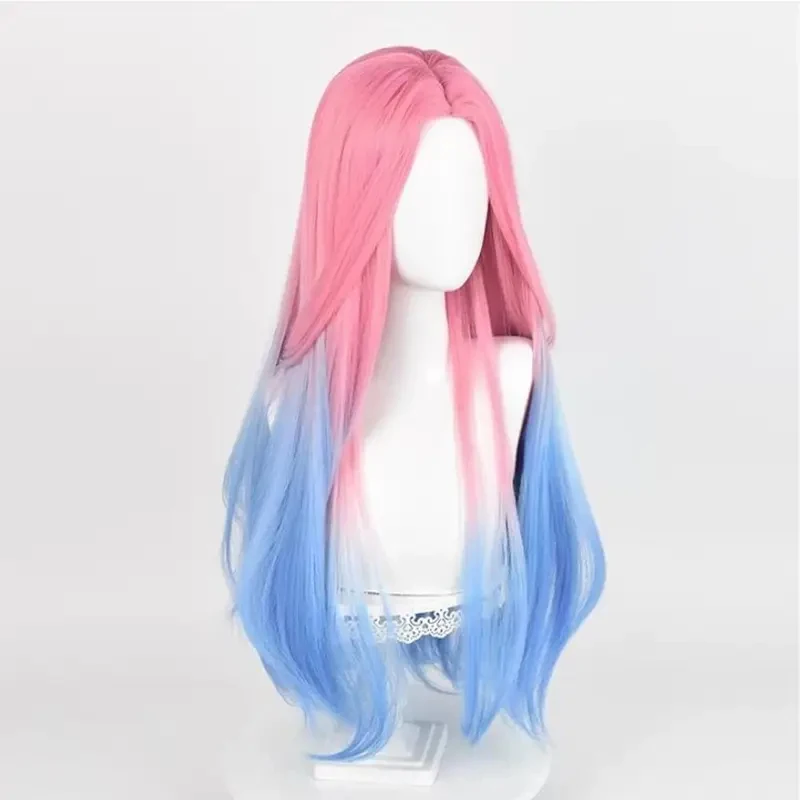 

♛2026♛ Anime Alien Stage Cosplay Mizi Wig Pink Gradient Blue Purple Long Hair Women Sexy Dress Halloween Party Cosplay Costume❤